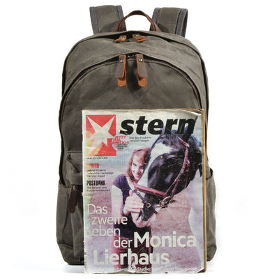 Amsterdam - Vintage Canvas Backpack