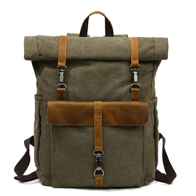 Zurich - Retro canvas backpack