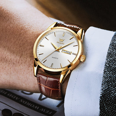 Luxurious Leather Business Watch