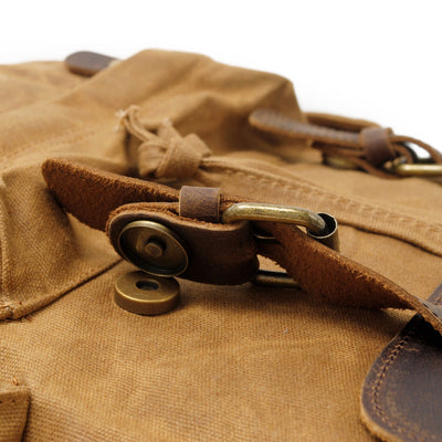 Copenhagen - Backpack made from wax-coated canvas
