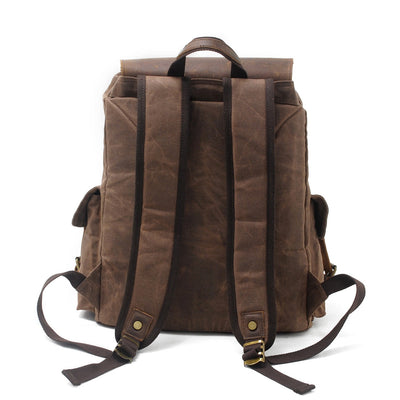 Copenhagen - Backpack made from wax-coated canvas