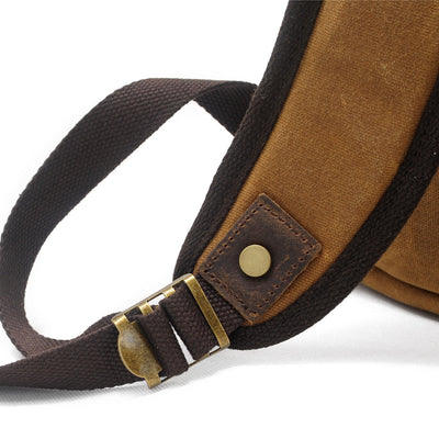 Copenhagen - Backpack made from wax-coated canvas