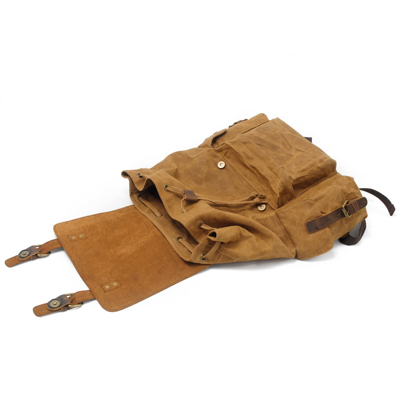 Copenhagen - Backpack made from wax-coated canvas