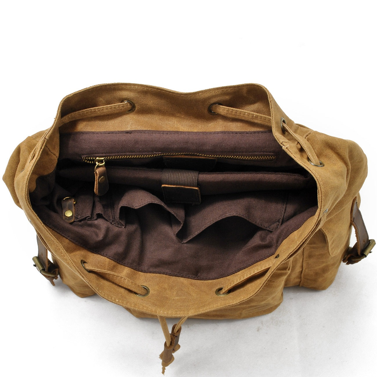 Copenhagen - Backpack made from wax-coated canvas