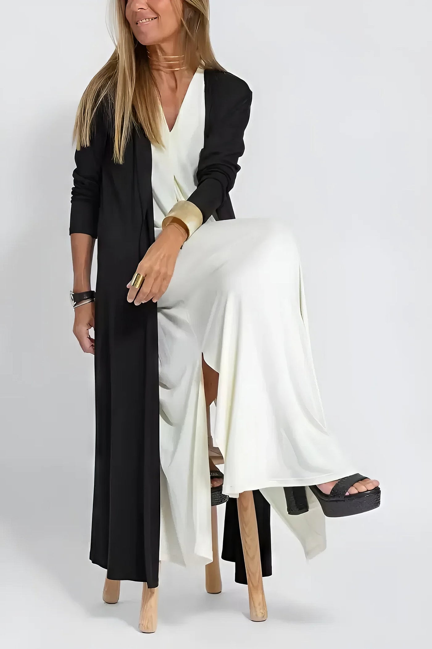 Élodie | Sculpting Dress with Matching Cardigan