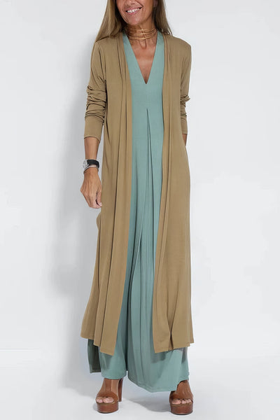 Élodie | Sculpting Dress with Matching Cardigan